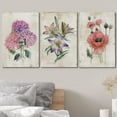 thumbnail image 3 of wall26 Canvas Print Wall Art Set Pastel Watercolor Lily Daisy Flowers Nature Floral Illustrations Modern Decorative Rustic Botanical Relax/Calm for Living Room, Bedroom, Office - 24"x36" x, 3 of 5