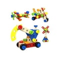 thumbnail image 1 of Tooky Toy Fun and Educational Wooden 52-Piece Construction, 1 of 2