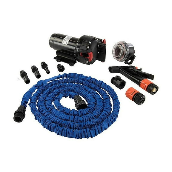 Johnson Pump 6260616 Aqua Jetâ„¢ Wash Down 5.2 Gpm Pump Kit w/ Blue Collapsible Hose