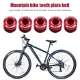 thumbnail image 4 of 5 uds pernos de plato de bicicleta pernos de plato de anillo doble único (4,9mm rojo) Likrtyny Para estrenar, 4 of 9