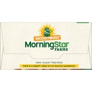 MorningStar Farms Incogmeato Original Meatless Chicken Waffle Sandwich, 9.3 oz (Frozen)