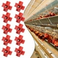 thumbnail image 7 of ACDANC 10Pcs Horizontal Side Mount Chicken Nipples Waterer Automatic Poultry Drinker, 7 of 7