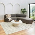 thumbnail image 6 of Hauteloom Tieve Wool Living Room, Bedroom Area Rug - Contemporary - Cream, Gray - 8' x 10', 6 of 12