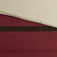 thumbnail image 3 of Madison Park Palmer Queen 7 Piece Faux Suede Comforter Set in Red, 3 of 6