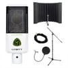Lewitt LCT-240 Pro White w/ RF-X, Pop Filter, Stand & Cable Bundle