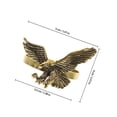 thumbnail image 2 of KAKOWELY 4Ud Para Servilletas De Metal Águila Color Dorado Para De, 2 of 6
