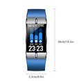 thumbnail image 2 of Reloj inteligente Frecuencia cardíaca Presión arterial Pronóstico del tiempo Pulsera deportiva Pulsera de fitness - Azul Inevent EL2117-03B, 2 of 7