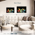 thumbnail image 4 of Elephant Stock Bar Cocktails Wall Art - Horizontal Canvas Wall Art - Dining Room Wall Decor - Food And Drink Canvas - Black And Orange Decor - 30" x 20", 4 of 8