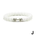 thumbnail image 6 of ZOUBAOQ Dumbbell Bracelet For Men,Gym Fitness Barbell Bracelet,Natural Stone Dumbbell Rock Volcanic Bracelets,Natural Beads Anxiety, 6 of 9