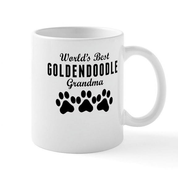 CafePress - World's Best Goldendoodle Grandma Mugs - 11 oz Ceramic Mug - Novelty Coffee Tea Cup