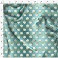 thumbnail image 4 of Soimoi Tissu de Crêpe de polyester Vert Couronne et Rayures Tissus Imprimés par Yard 42 Pouces de Large, 4 of 5