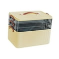 thumbnail image 4 of Esquirla Emergency Storage Box Large Capacity Sleek Portable Medical Box for Car Drom 3 Layer, 4 of 8