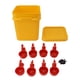 thumbnail image 4 of Cuenco de agua de llenado automático a prueba de fugas fácil de instalar bebedero automático para pollos duradero cómodo de limpiar para patos pájaros codornices ANGGREK Otros, 4 of 7