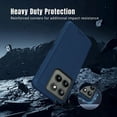 thumbnail image 5 of Entronix Heavy Duty Case Compatible with Moto G Power 2025, Shockproof Dustproof Protective Hard Cover, Blue, 5 of 6