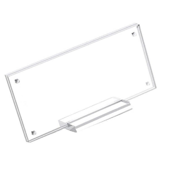 SIEYIO Bill Holder Clear Acrylic Paper Money Display Case Currency Ticket Protector