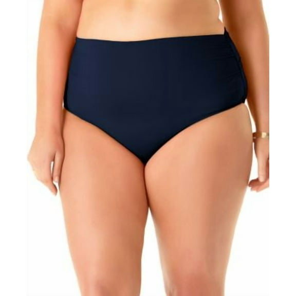 Anne Cole Plus Size High-Waist Bikini Bo Pink Punch 20W