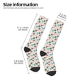 thumbnail image 4 of Fotbe Christmas Hohoho 1 print Women's Men's Novelty Crew Socks Cotton Socks Knee High Socks for Walking,Running,Nurses,Pregnancy, 4 of 8