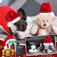 thumbnail image 4 of Small Animal Santa Hat with Scarf Christmas Guinea Pig Clothing Set, 4 of 5