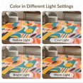 thumbnail image 7 of ODIKA 8'x10' Vibrant Multicolor Geometric Design Washable Area Rug Modern Abstract Patterns with Bold Shapes Non-Slip Chair-Friendly Mat for Dining Room, Large Office, Lounge, 7 of 7