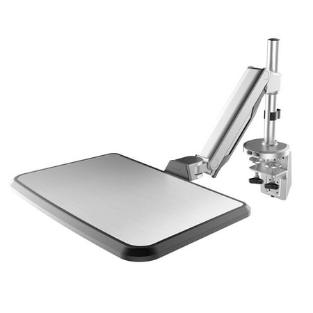Loctek S1L Sit Stand Workstation Height Adjustment Ergonomic Laptop Mount Arm Stand with USB Port for 10