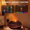 thumbnail image 3 of Difusor de Volcán Colorido, Humidificador Ultrasónico de Llama de Fuego de 200 Ml con Protección de Apagado Automático, Difusor de Niebla Fría A, 3 of 5