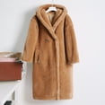 thumbnail image 2 of UPPADA Winter Coats for Women Plus Size Fashion Extreme Cold Weather Outwear Solid Color Pocket Jacket Windbreaker, 2 of 4