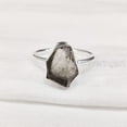 thumbnail image 5 of Natural Smoky Quartz Ring, Rough Quartz Gemstone Ring, Birthstone, Simple Plain Ring, 925 Sterling Silver, Womens Ring, Christmas, Thanksgiving, Handmade, Statement Jewelry, Rough Gemstone Jewelry, 5 of 6
