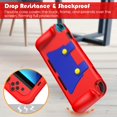 thumbnail image 4 of KENOBEE Silicone Case Compatible with Nintendo Switch 2017 Soft Lightweight Ergonomic Grip Protective Cover with Shock-Absorption and Anti-Scratch Design for Switch Console Red, 4 of 4