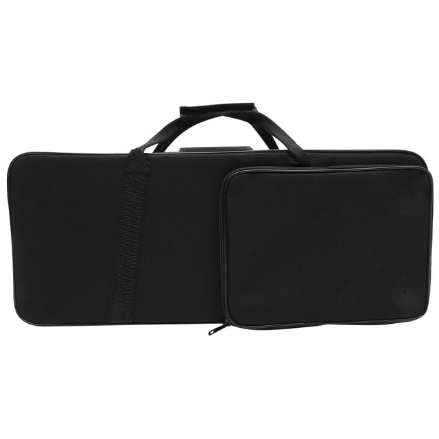 DEEPCRAFF Waterproof Black Trumpet Carrying Bag with Reinforced Handles and Smooth Zipper for Safe Transport