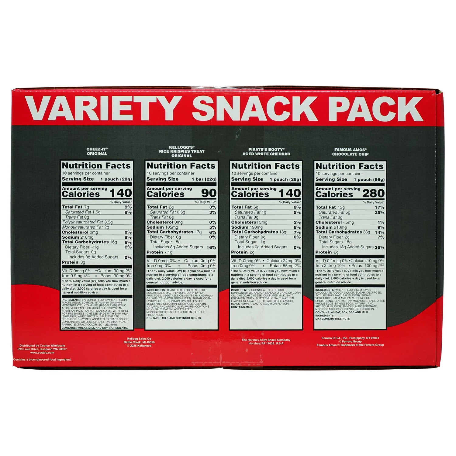 Variety Snack Pack, 40 Count