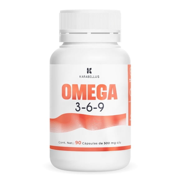 Vitaminas Karabellus Omega 3,6,9 90 cápsulas de 500mg. c/u