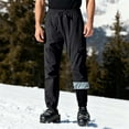 thumbnail image 2 of Mens Snowboard Pants Outdoor Fleece Lined Windproof Waterproof Hiking Snow Ski Pants 3 In 1 Cargo Snowpants with Pockets Winter Cold Weather Clothing, 2 of 9