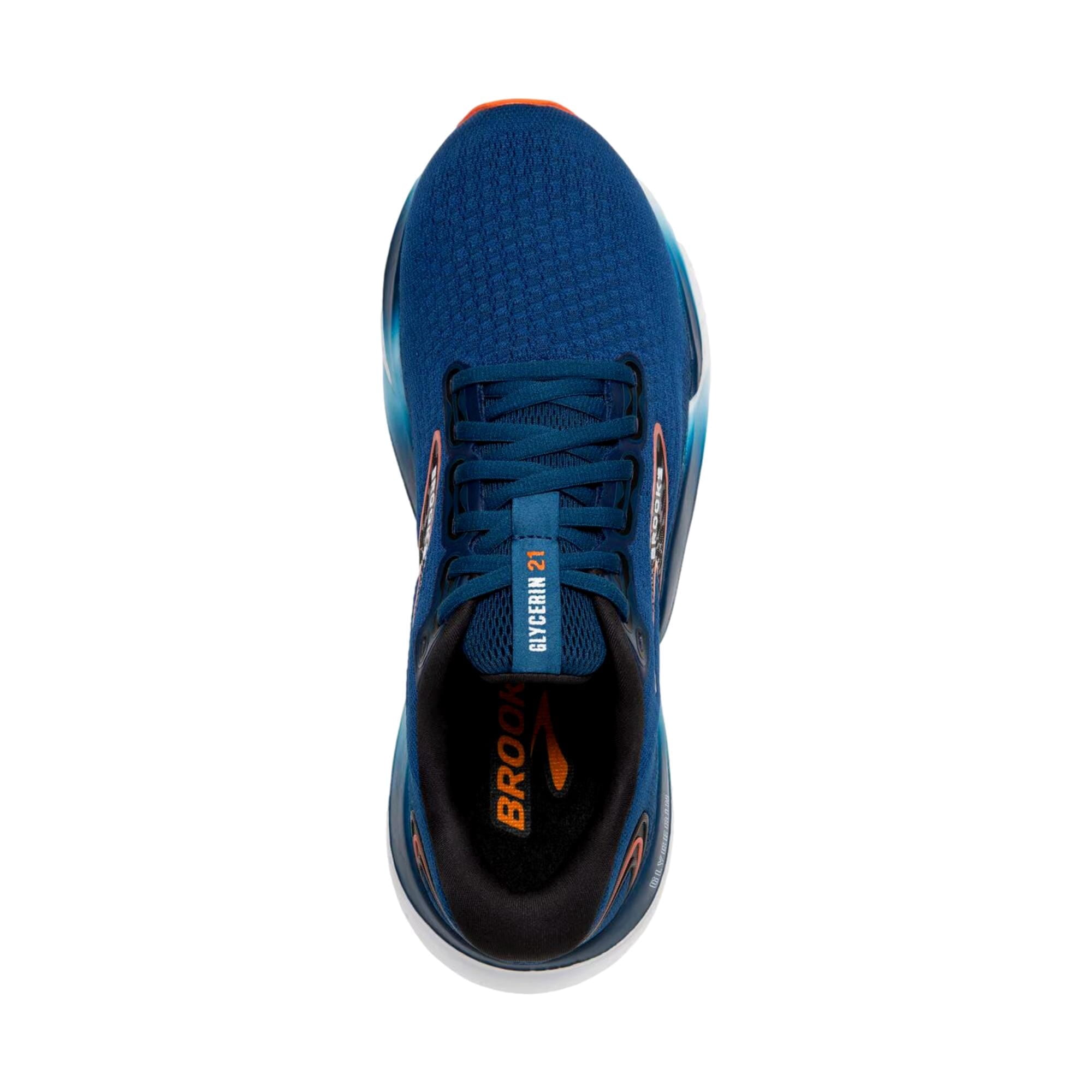 Brooks Glycerin 21 Blue Opal / Black / Nasturtium  110419-1D-474 Men's Size 8