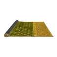 thumbnail image 2 of Ahgly Company Indoor Round Oriental Yellow Modern Area Rugs, 8' Round, 2 of 4