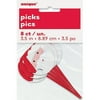 Santa Christmas Picks, 8ct