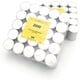 thumbnail image 5 of Velas de té de 8 horas (paquete de 50) - Velas de té blancas de larga duración - Velas sin humo y sin perfume - Velas de fiesta - para bodas - 3,8 x 2,3 CM 8 horas, 5 of 9