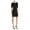 black, variant on T By Alexander Wang Womens Cutout Sweater Dress