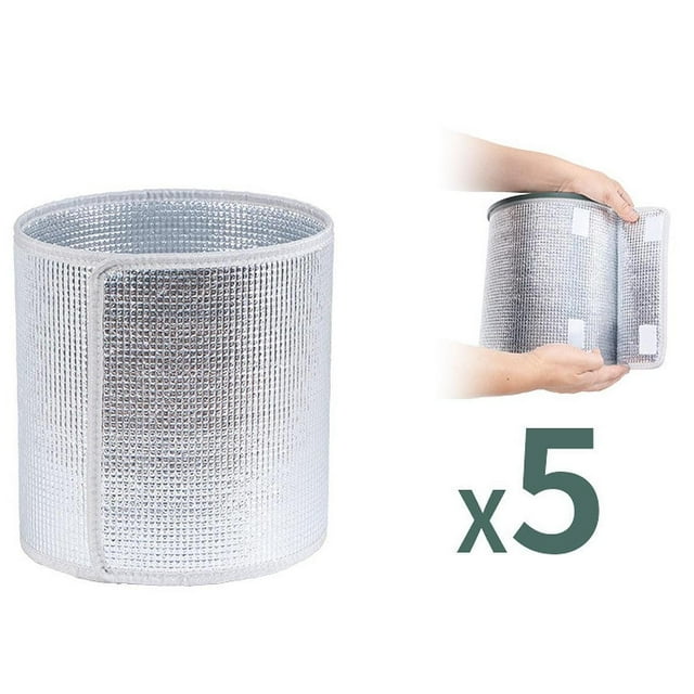 5 cubiertas protectoras para macetas, para flores, sombra, plantas, collares protectores, campana de jardín para verduras y patio. L