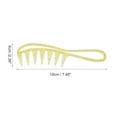 thumbnail image 2 of Unique Bargains 1 Pc Durable Wide Tooth Comb Yellow PS, 2 of 6