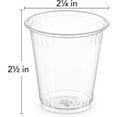 Plasticpro 3 Oz Disposable Plastic Clear Drinking Cups [2400 Count]
