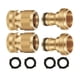 thumbnail image 2 of , Adaptador de lavadora a presión de 3/4 pulgadas Juego de conector de edad de desconexión rápida Accesorios de de agua para asperso 2 juegos de conectores. CUTICAT Conector de la manguera, 2 of 6