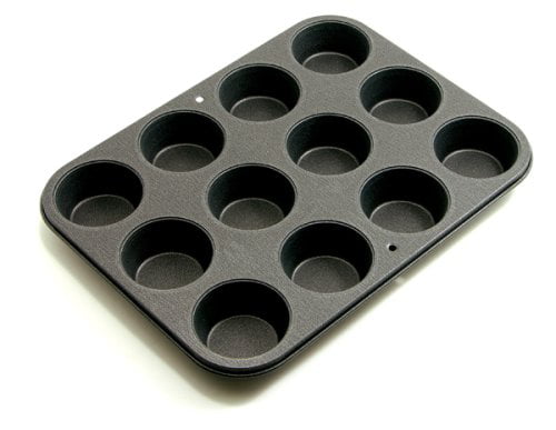 Easy to Clean Teflon Xtra Scratch Resistant Muffin and Cupcake Pan American-Made ProBake Teflon Non-Stick 12-Cup Muffin Pan 