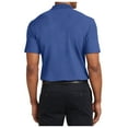 thumbnail image 2 of Yellow Rooster Mens Short Sleeve Tall Male Stain-Release Polo Royal 2XLT, 2 of 4