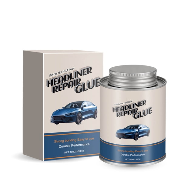 Scellant Adhésif de Réparation de Toit Automobile 100 ml, Patch Imperméable, Colle pour la Restauration des Dommages au Toit de Voiture et la Protection contre les Fuites