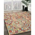 thumbnail image 2 of Ahgly Company Indoor Square Contemporary Rust Pink Southwestern Area Rugs, 8' Square, 2 of 6