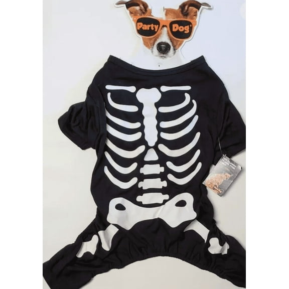 PartyDog Dog Pajamas Skeleton (Size Small)