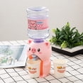 thumbnail image 2 of Kids Mini Water Dispenser Frog Animal Style Water Machine- Children Mini Water Dispenser Drink Water Machine Toy for Home - Piggy, 2 of 8