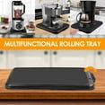 thumbnail image 6 of Ihvewuo Kitchen Caddy Sliding Tray Appliance Coffee Maker Slider Large Rolling Tray Under Cabinet 16.14*11.81in, 6 of 9