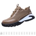 thumbnail image 4 of Zapatos casuales Zapatos de construcción con punta de acero transpirable para hombres y mujeres (41 marrón) Wdftyju Tenis De Mujer Tenis De Hombre, 4 of 8