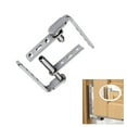 WINDLAND Stainless Steel Auto Return Hinge Swing Door Pair for Double